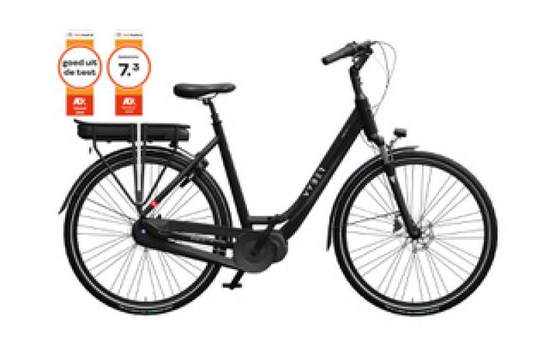 <p>Prijskiller! Een Limited Edition e-bike met geweldige specificaties.</p>
<ul>
<li>Deze opvallende e-bike is uitgerust met een Vyber E-silence Breeze 65 Newtonmeter middenmotor.</li>
<li>Krachtige en goed te doseren Shimano schijfremmen die werken op hydraulische oliedruk.</li>
<li>Shimano Nexus 7 versnellingen.</li>
<li>Verende voorvork en een verstelbare stuurpen.</li>
<li>Lichtgewicht aluminium frame.</li>
<li>Vyber Xperience display + stuurbediening.</li>
</ul>